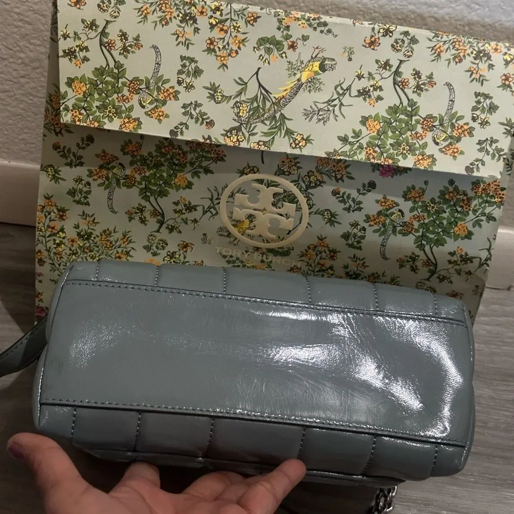 Tory Burch Kira Patent Small Crossbody Satchel